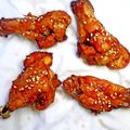 Madhu Bindra's cooksnap of when they made Buffalo Chicken Wings (oil free).