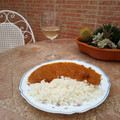 El cooksnap de Vir cuando hizo Merluza en salsa de tomate y chocolate.