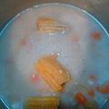 El cooksnap de Brenda Yepez cuando hizo Chupe de pollo.