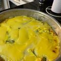 El cooksnap de Cristian Saldaña cuando hizo Keto: Meat-ché de Acelga y champiñones.