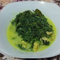 Cooksnap dari Nanny untuk resep Sayur Daun Ubi Santan