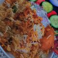 Sumera Rahman's cooksnap of when they made Balochi biryani.