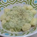 El cooksnap de Julieta Heredia cuando hizo Ñoquis de ricota con salsa de brócoli y queso azul.