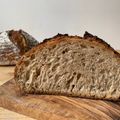 Cooksnap dari NatureAhead untuk resep French Countryside Sourdough Rustic Bread (roti tawar dengan ragi alami)