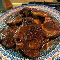 iWoodsman's cooksnap of when they made Pork chops with lingonberry and rosemary pan sauce.