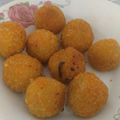Cooksnap dari Dian Dulari untuk resep Bola cokelat ubi kuning