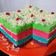 Cooksnap dari Tia Fitria untuk resep Rainbow cake kukus super lembut