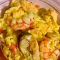 El cooksnap de saelfer18 cuando hizo Paella con mariscos y pollo.