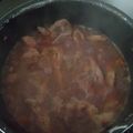El cooksnap de Nahuel Ladino cuando hizo Jamón de cerdo al vino tinto con puré mixto🍷.