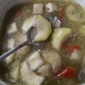 Cooksnap Nor Zahida Aini semasa beliau membuat Labu Air Tumis Ikan Bilis.