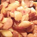 ChristineNMN's cooksnap of when they made One Pot Cheesy Smoked Sausage & Pasta Skillet.