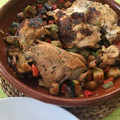 El cooksnap de @tesa.cuina cuando hizo Cazuela de pollo con pisto.