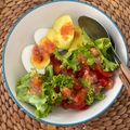 Cooksnap dari cookpd untuk resep Vegetable Salad with Chili Honey Lemon Dressing (Tanpa Mayo)