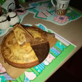 El cooksnap de Carmen Santander cuando hizo Queque marmoleado.
