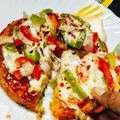 Prasadi Debnath's cooksnap of when they made তন্দুরি পনির পিজ্জা(Tandoori paneer pizza recipe in Bengali).