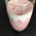 El cooksnap de Carolina cuando hizo Licuado de frutillas y banana con leche.