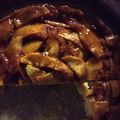 El cooksnap de Natalia Rojas cuando hizo Tarta de manzana invertida.