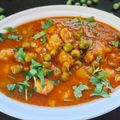 Diya Sawai का कुकस्नैप जब उन्होंने आलू मटर की सब्जी (aloo matar ki sabzi recipe in Hindi) बनाया था।