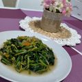 Cooksnap dari Eka Vasniati untuk resep Tumis bunga pepaya dan kangkung anti pahit