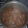 El cooksnap de Fede Fleyta cuando hizo Hígado estofado al vino.
