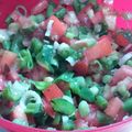 Angela's cooksnap of when they made Pico de Gallo.