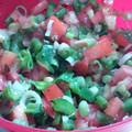 Angela's cooksnap of when they made Pico de Gallo.