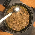 El cooksnap de Nacho Albarrán cuando hizo Quinoa con pollo y calabacín.