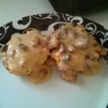 Bo's cooksnap of when they made Biscuits All Covered In Gravy.