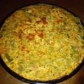 El cooksnap de Silvia Castro cuando hizo Tortilla de chauchas horneada !!.