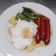 El cooksnap de Disfruta cocinando con Fernando cuando hizo Huevo frito con chistorra y patatas.
