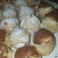El cooksnap de Valen Gomez cuando hizo Bombas de crema (las clásicas del librito de maizena).