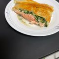 El cooksnap de Valle Olabarrieta Barrutieta cuando hizo Salmón en hojaldre con espinaca.