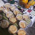 El cooksnap de lorena cuando hizo Maffins de jamón y queso.