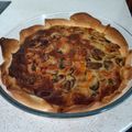 El cooksnap de Bea cuando hizo Quiche de puerros, setas y gambas.