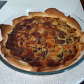 El cooksnap de Bea cuando hizo Quiche de puerros, setas y gambas.