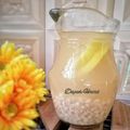 Cooksnap Norashikin Rahmat semasa beliau membuat Air Barli Lemon.