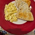 Rehana Wasim's cooksnap of when they made Scrambled Egg.