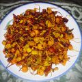 Nirmala Rajput का कुकस्नैप जब उन्होंने हरी मूँगदाल स्प्राउट्स चाट (Hari Moongdal sprouts chaat recipe in Hindi) बनाया था।