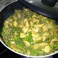 El cooksnap de Jorge cuando hizo Pollo, brócoli y champiñones con salsa de soja.