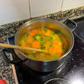 El cooksnap de lauradope021013 cuando hizo Crema de calabaza y zanahoria.