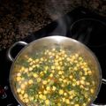 El cooksnap de Ruth Lopez Perera cuando hizo Garbanzos con espinacas.
