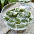 Cooksnap dari Agnes エミリア 💕 untuk resep Cincau Hijau Susu (Dari Daun Cincau Cuwing)
