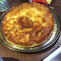El cooksnap de Emila Gasperi cuando hizo Torta de Manzanas invertidas.