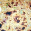 Fatima Mustafa 's cooksnap of when they made Besan ki Roti / Paratha.