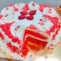 Madhu Jain का कुकस्नैप जब उन्होंने रेड वेलवेट पेस्ट्री (Red velvet pastry recipe in Hindi) बनाया था।