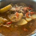 El cooksnap de Walter Parula cuando hizo Cazón a la portuguesa en posta.
