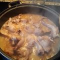 El cooksnap de Guiyermo Martinez cuando hizo Conejo al ajillo.