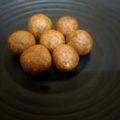 Cooksnap dari Dapur Karimah untuk resep Bola ubi (timus) isi coklat
