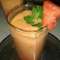 Deepika Airan's cooksnap of when they made Watermelon lassi.
