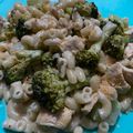El cooksnap de Ninita Maharai cuando hizo Pasta cremosa de pollo con brócoli🥦.